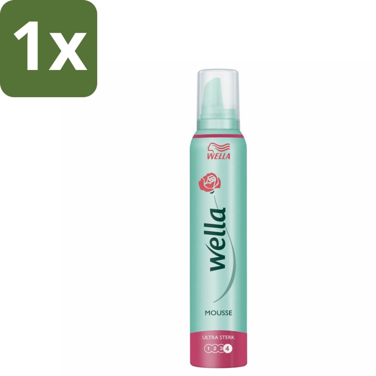 1 x Wella Ultra Sterk Haarmousse 200 ml - Haarmousse - Versteviging - Langdurige Hold - Flexibele Textuur - UV Bescherming