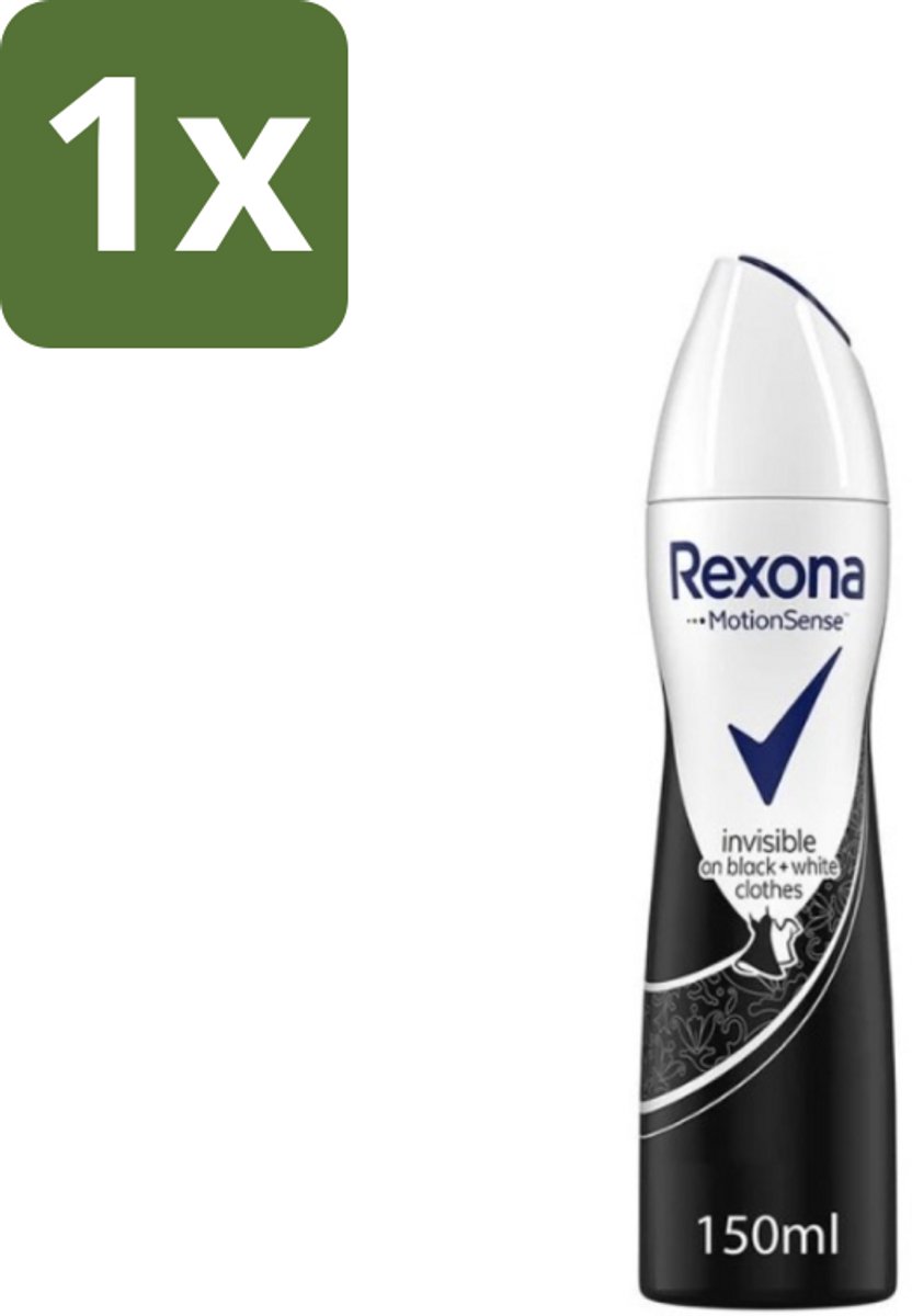 1 x Rexona - Invisible Diamond - Deodorant Spray - Anti-perspirant - 150 ml - Anti-perspirant - Deodorant Spray - Zweetbescherming - Vlekkenbescherming - Frisheid