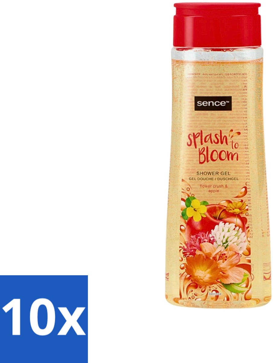 10 x Sence - Body-X Twilight Amber - Douchegel - Voor Vrouwen - 500 ml - Douchegel Voor Vrouwen - Fruitige Geur - Bloemige Geur - Douchegel Voor Dagelijkse Gebruik - Verzorgende Douchegel