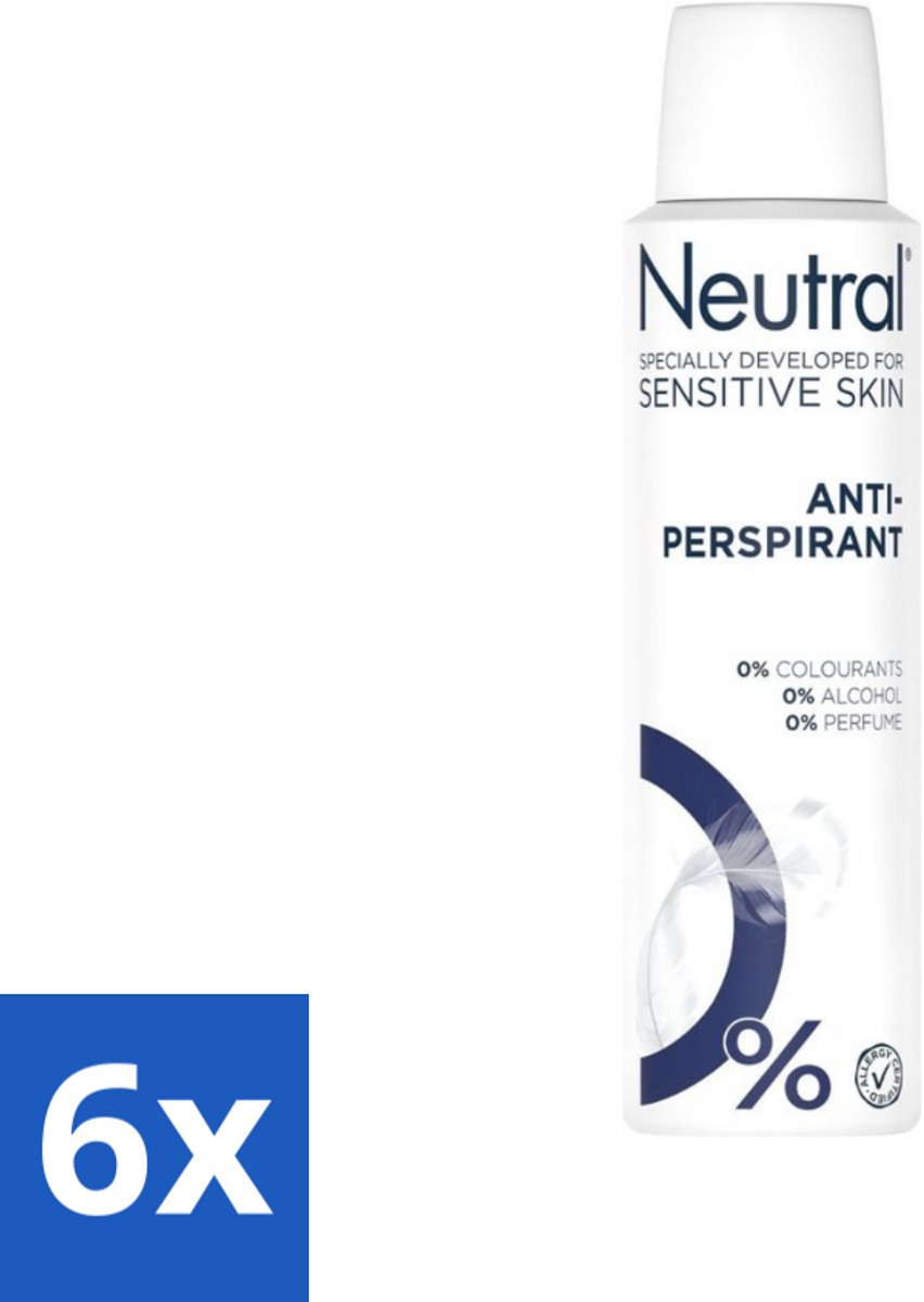 Neutral - Deodorant - Spray - Sensitive Skin - 150ml x 6