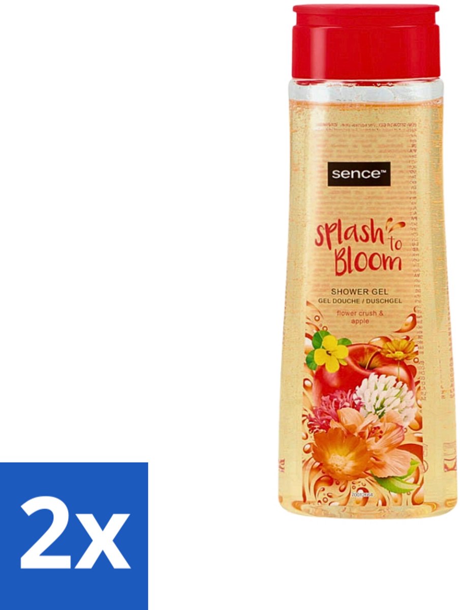 2 x Sence - Body-X Twilight Amber - Douchegel - Voor Vrouwen - 500 ml - Douchegel Voor Vrouwen - Fruitige Geur - Bloemige Geur - Douchegel Voor Dagelijks Gebruik - Body-x Twilight Amber