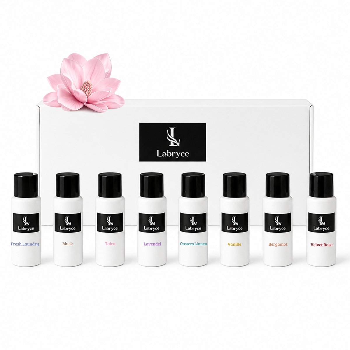 Wasparfum Proefpakket Labryce - 8 Verschillende Geuren - 8 x 20 ml