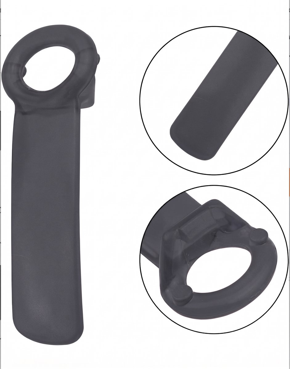 INDECOR Allesopener – Universele Potopener, Flesopener & Dekselopener – Kunststof – Zwart