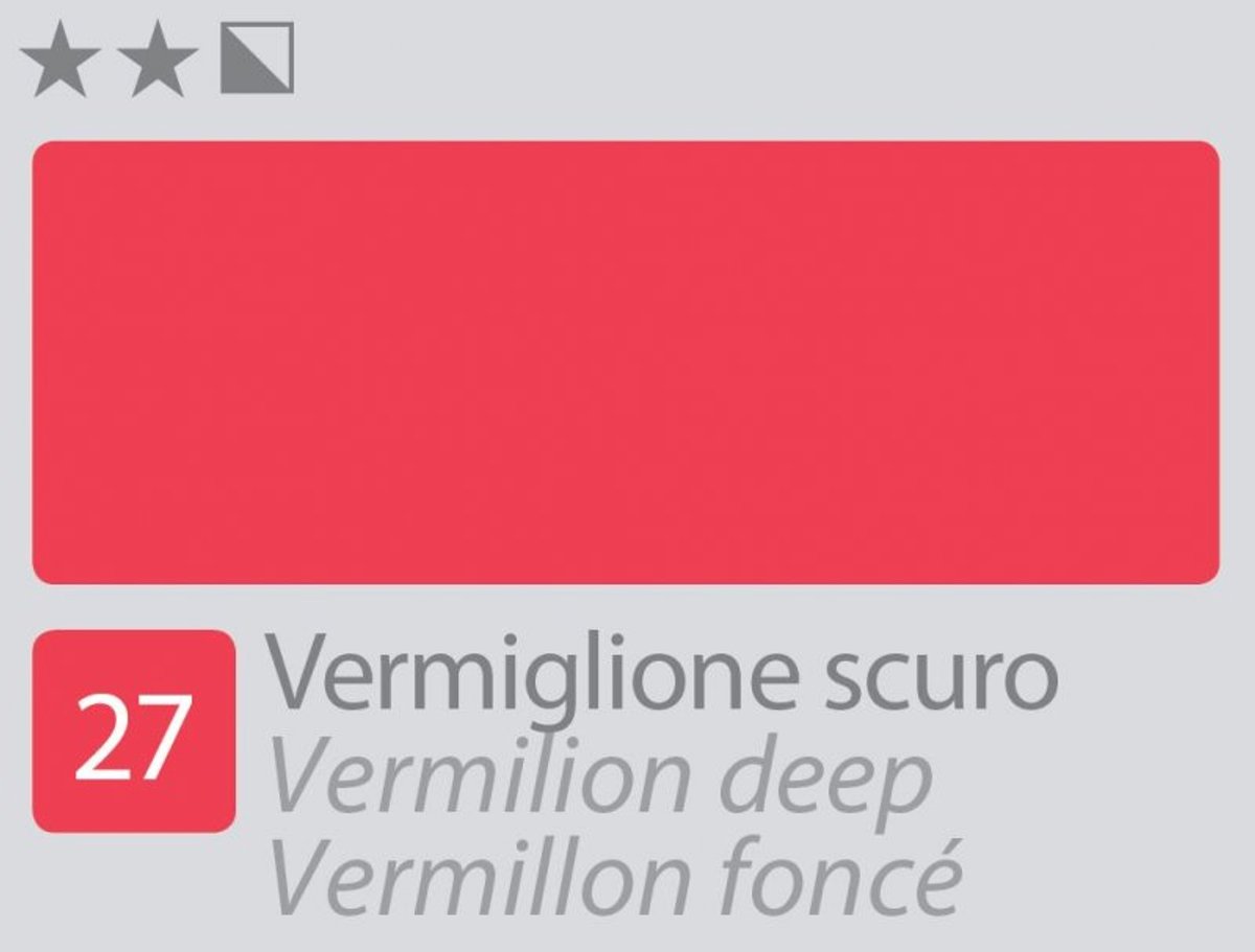 Divolo Accademia Olieverf 20 ml. - Vermilion Deep