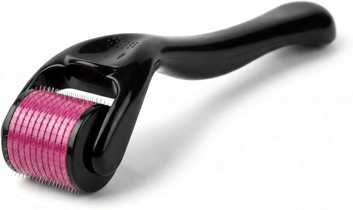 Dermaroller 540 naalden - Microneedling roller - Gezichtsroller - Huidroller - Micro needle roller - Haargroei stimuleren - Circulatie bevorderen- Skincare tool - Derma roller - 0,5 mm naalden- Jonyx