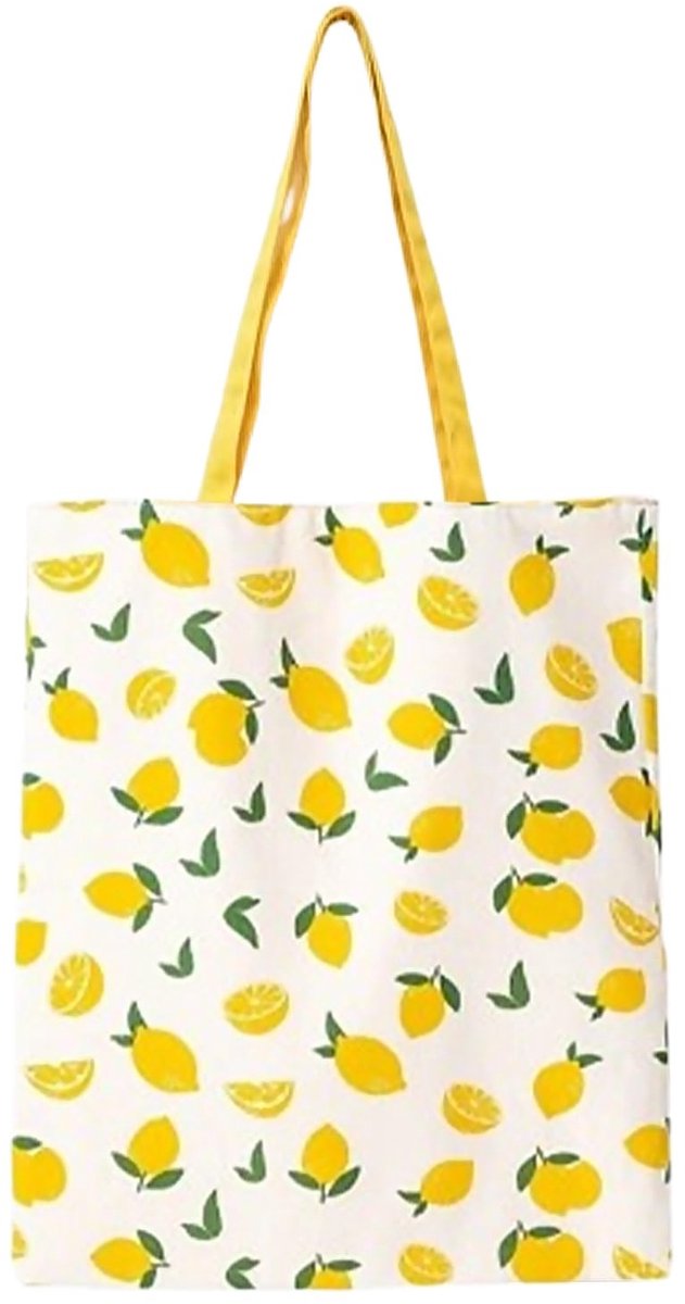 Solidchoice - Dubbelzijdige Katoenen Canvas Tas voor Vrouwen