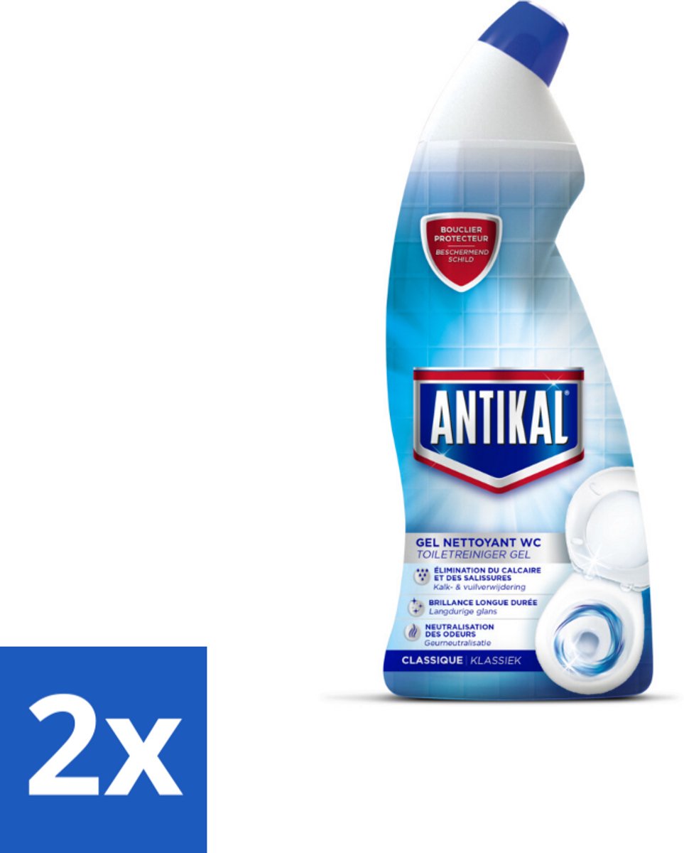 Antikal WC Gel 750 ml - Voordeelverpakking - 2 stuks