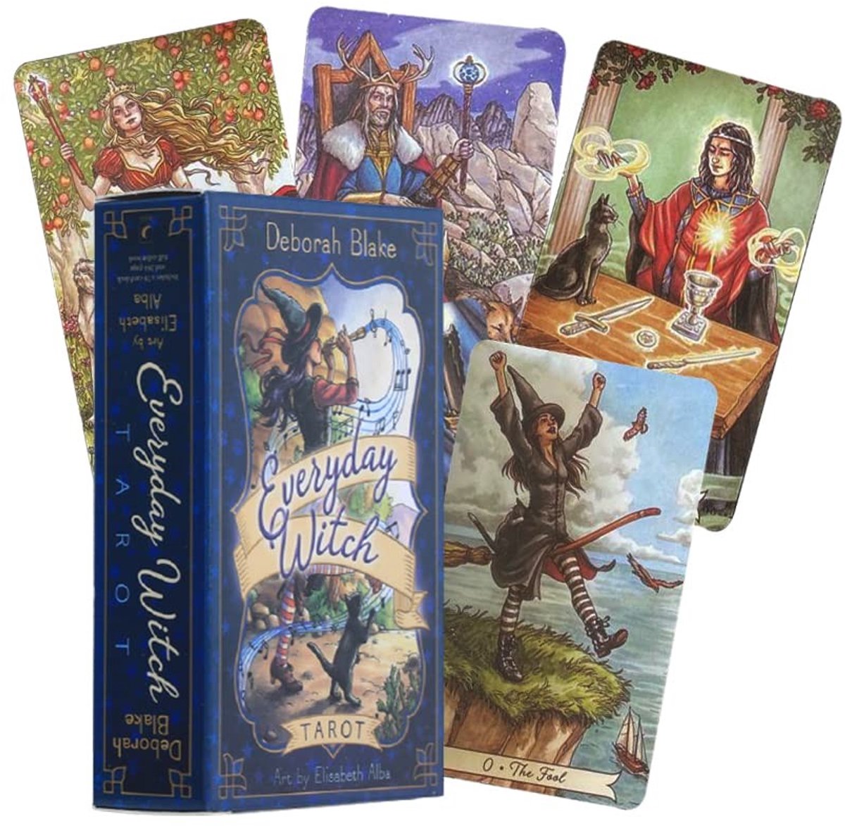 Elzusha - 78 Tarotkaarten voor Beginners met Handleiding en Kleurrijke Doos