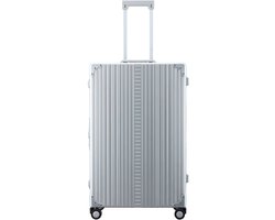 Aleon Traveler Macro trolley met 4 wielen, Aluminium, 77 cm - Harde bagage - TSA slot - platinum