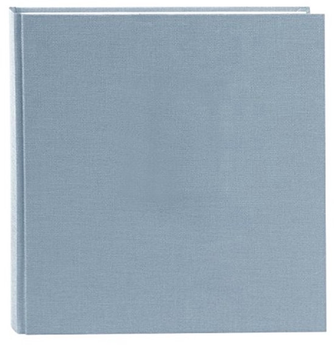 Linnen Fotoalbum met 60 Witte Pagina's - Fotoboek voor 600 Foto's - 30 x 31 cm - Blauw/Grijs
