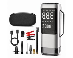 Nexeli NX-AP-55 Jumpstarter met Luchtcompressor & Kruimeldief – 9-in-1 Starthulp 12V – Draadloze Luchtpomp 10,3 Bar – Powerbank – Luchtblazer