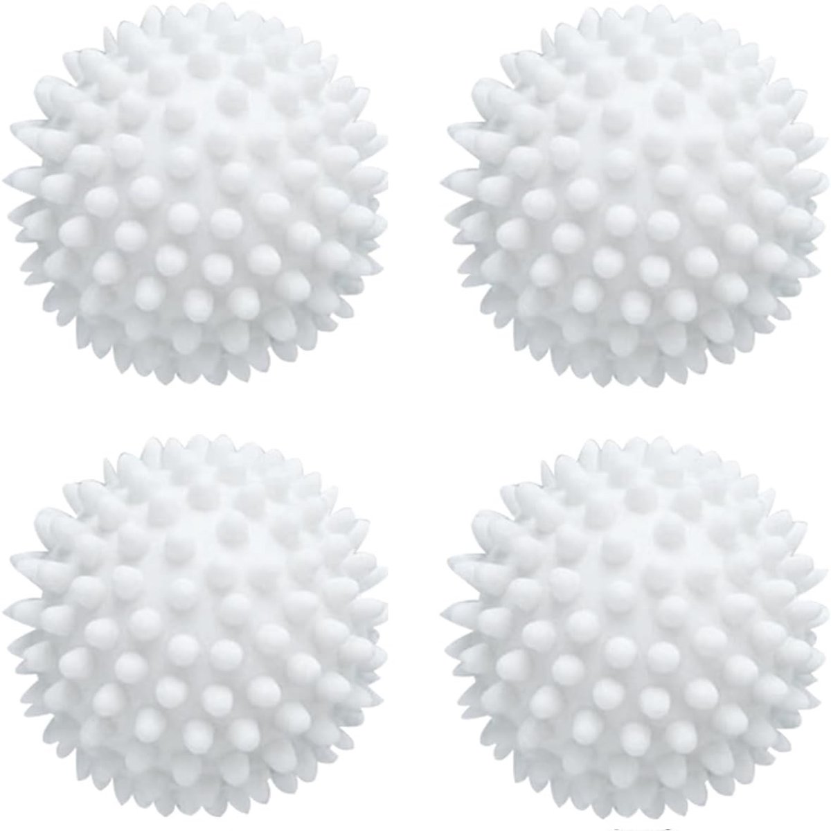 4 Stuks Herbruikbare Droogballen voor Fluffy Was, Wasmachine Accessoires voor Efficiënte Droogresultaten, Eco-vriendelijk en Duurzaam