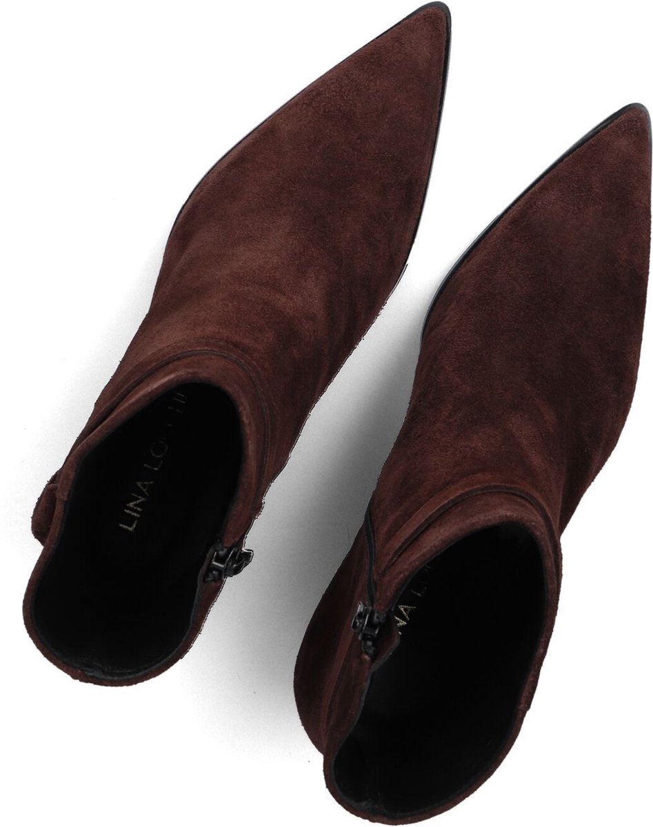 LINA LOCCHI Ax 122 Enkellaarsjes - Enkelboots met rits - Dames - Bruin - Maat 42