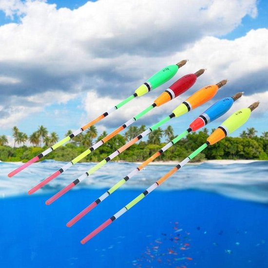 Vissersdobbers van Balsa Hout, 26.5 cm - 5 Stuks voor Zee- en Zoetwatervissen, Ideaal voor Sportvisserij — afbeelding 3
