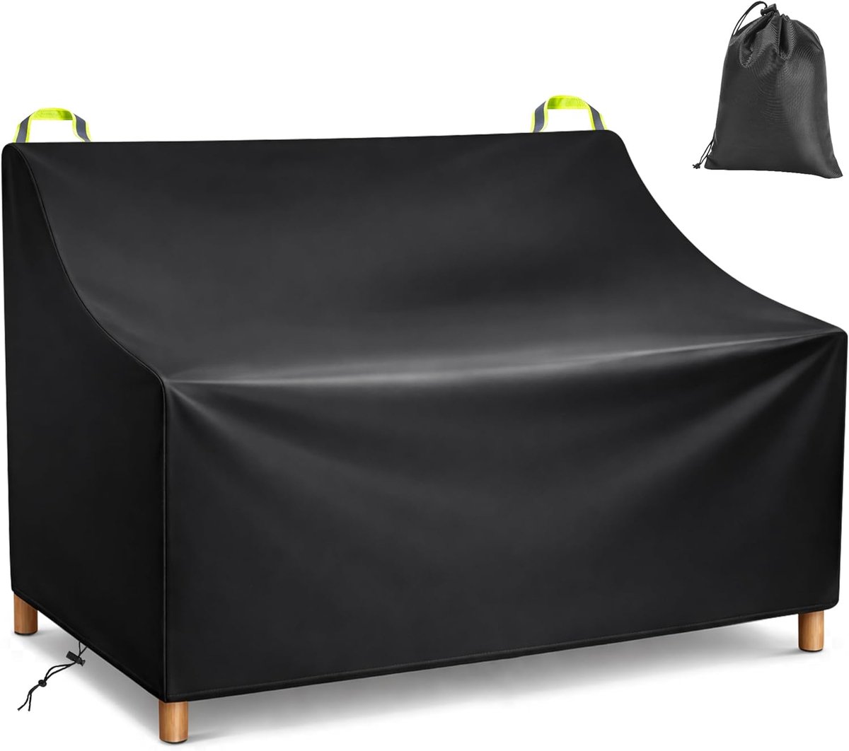 3-zits tuinbankhoes met ventilatieopeningen, waterdicht, winddicht, uv-bestendig, robuust Oxford-weefsel, beschermhoes - ShopVlot