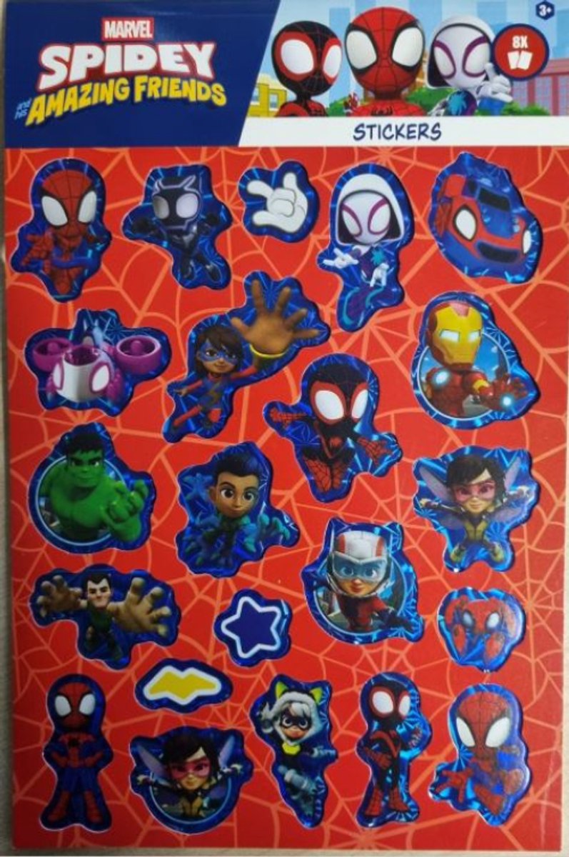 Disney Spidey stickers - 8 vellen
