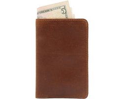 Lederen Field Notes Wallet Cover voor memo - Zakformaat Notebook, geschikt voor 3,5" x 5,5" notebooks, apart vak voor - ShopVlot
