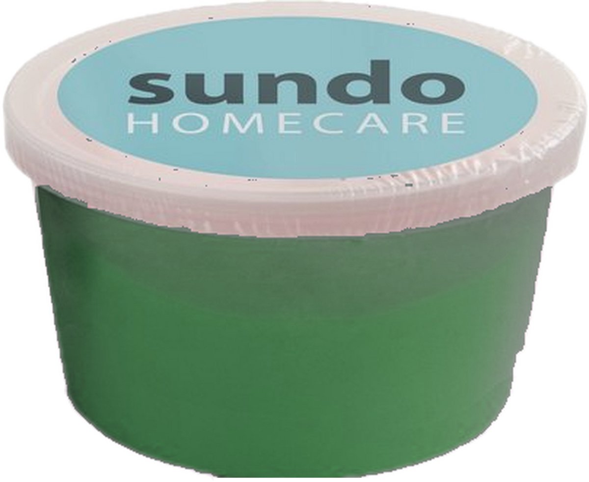 Sundo Therapieklei weerstand middel 85 g - Handoefenklei voor handtraining en revalidatie - Groen
