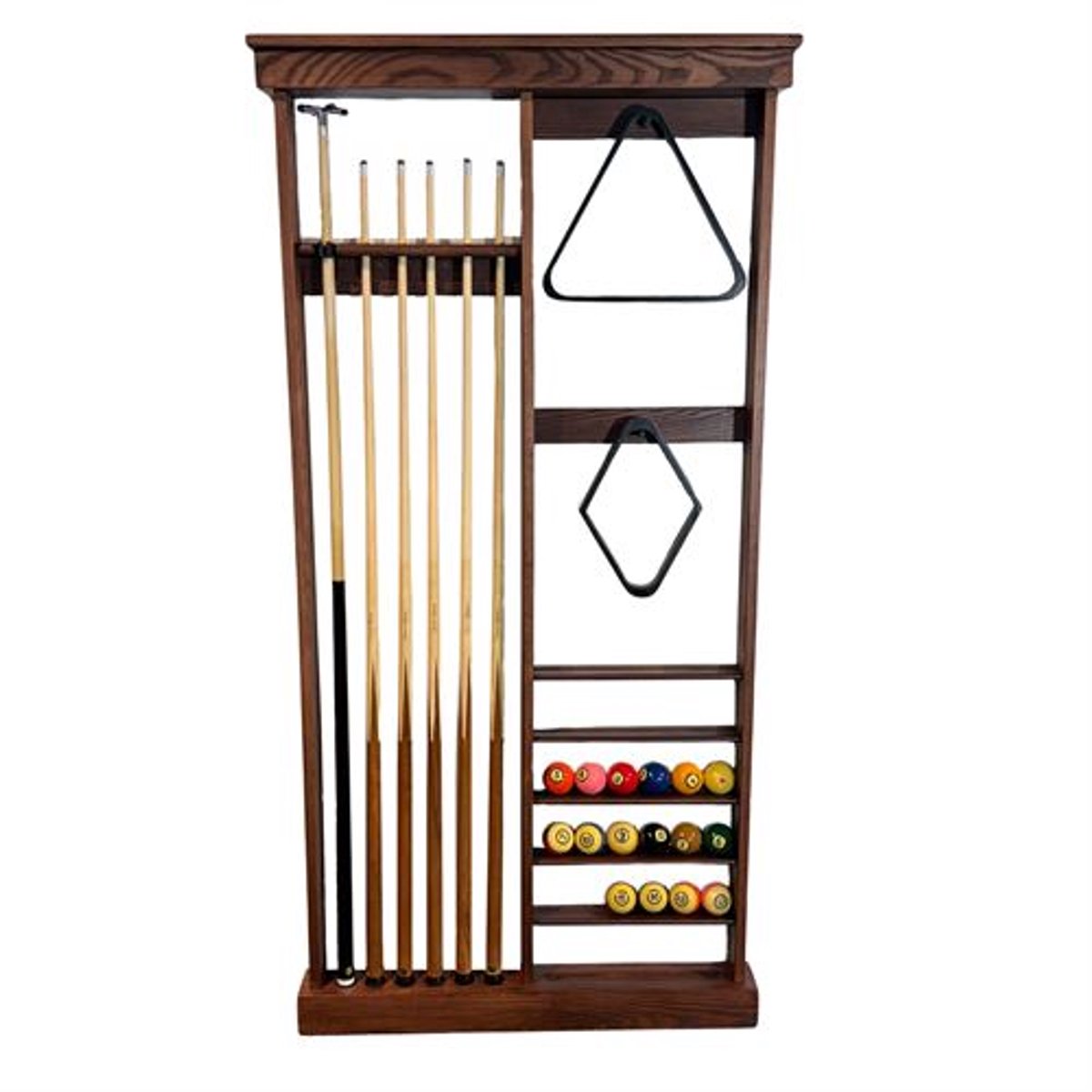 Lexor Wand keu rek De Luxe, Dark Oak
