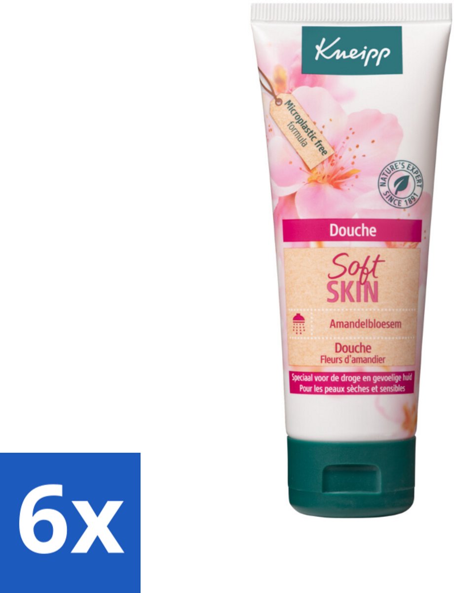 Kneipp – Amandel – Douche – 75 ml - Voordeelverpakking - 6 stuks