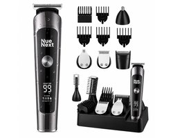 NueNext 6 in 1 Baardtrimmer ProGroom+ Bodygroomer Mannen - Neustrimmer - Tondeuse - Scheerapparaat - Trimmer Baard en Lichaam