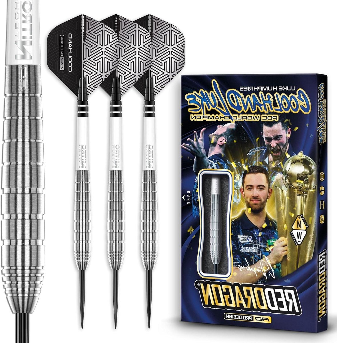 Dartpijlen Set - Stalen Darts - Precisie Werpen - 90% Wolfraam - 23 gram - Zilver