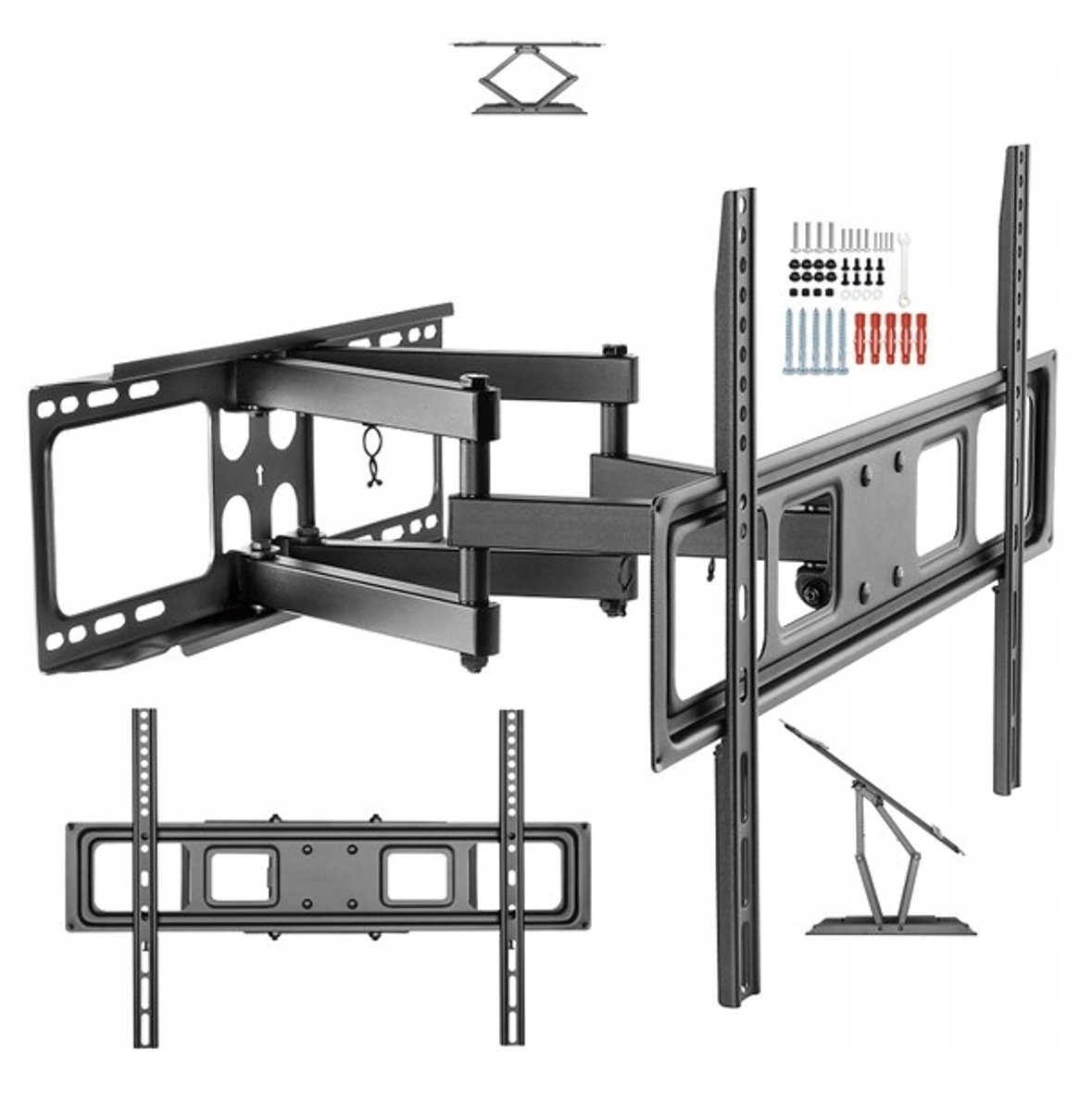 Draaibare TV-muurbeugel voor 60 inch TV - Sterk en Veilig