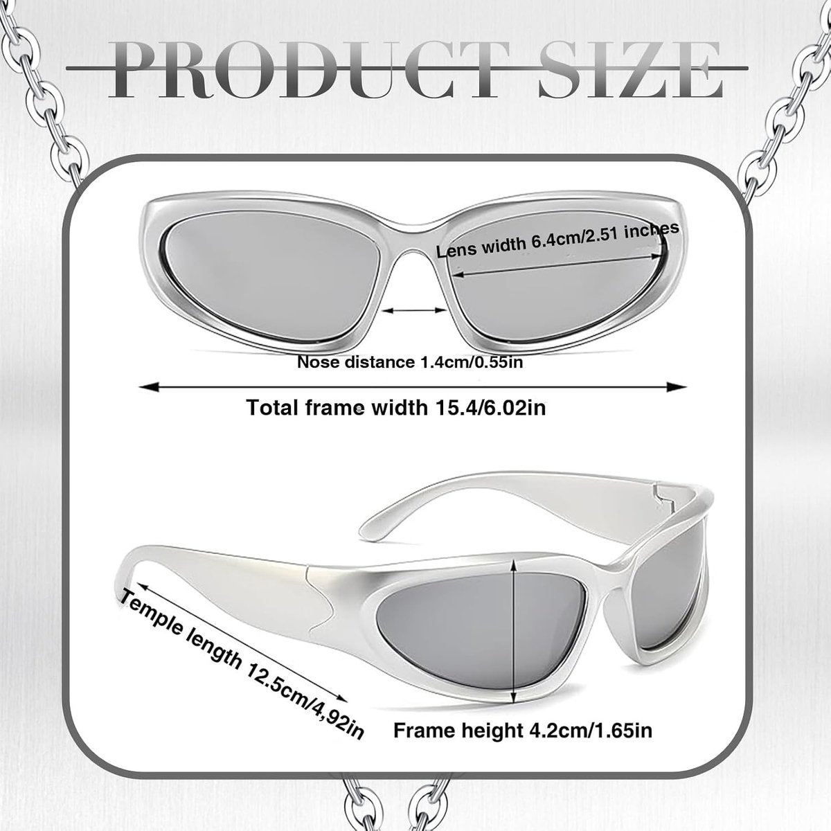 Futuristische Zonnebril voor Cosplay en Feestjes, Y2K Stijl, UV Bescherming voor Volwassenen en Kinderen, Perfect voor Festivals en Rave Parties