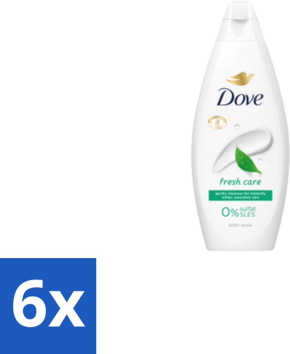 Dove – Douchegel – Fresh Care – 250 ml - Voordeelverpakking - 6 stuks