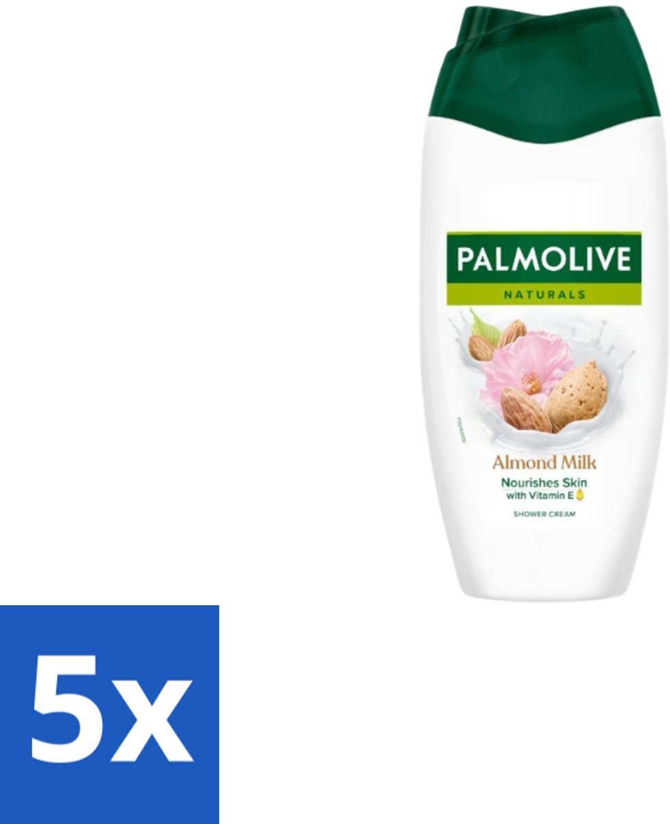 Palmolive Douchecrème Naturals Amandelmelk 250 ml - Bulkverpakking - 5 stuks