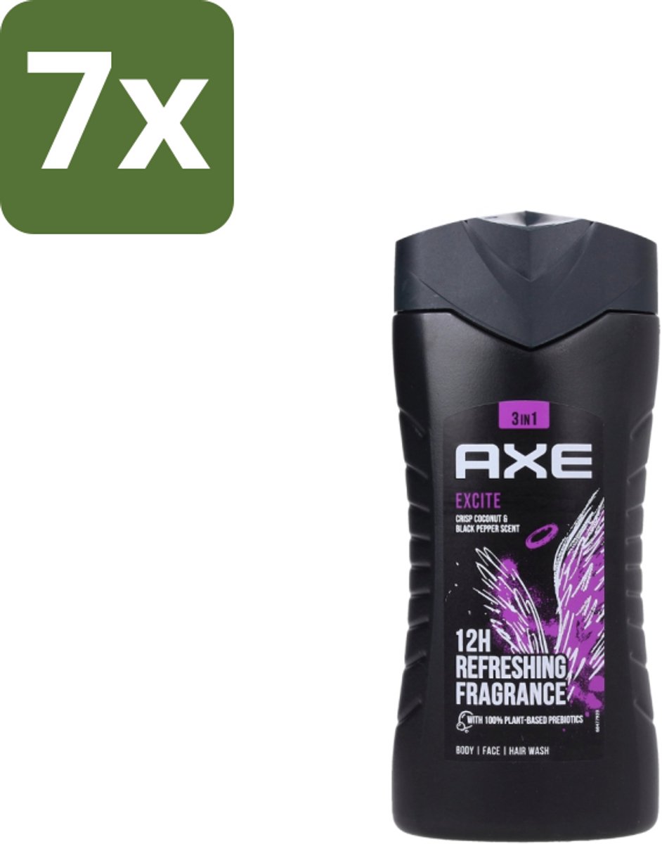 AXE – Douchegel – Excite – 250 ml - Bulkverpakking - 7 stuks