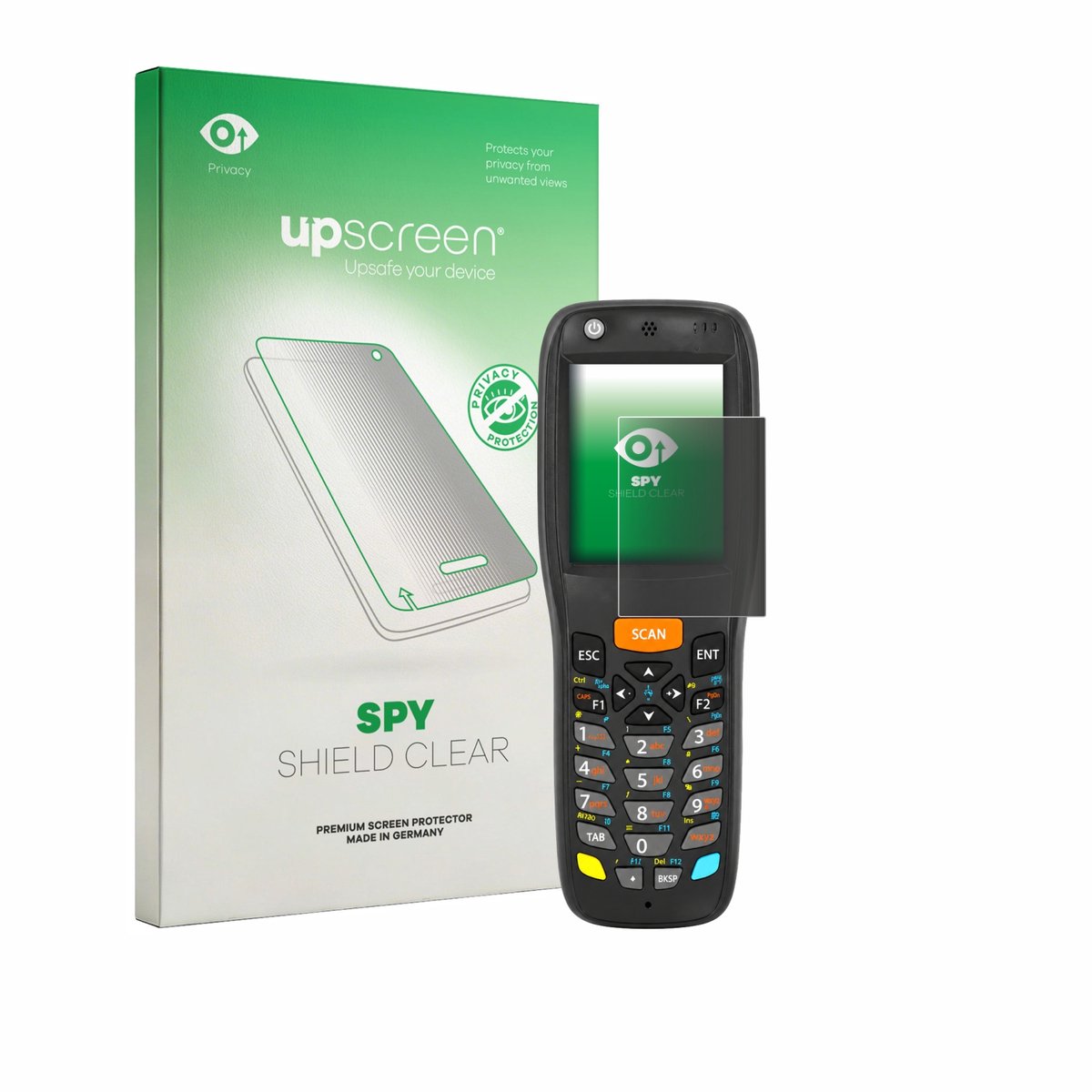 upscreen - privacy screenprotector voor Datalogic Memor X3 - Folie Beschermfolie Blauwlichtfilter