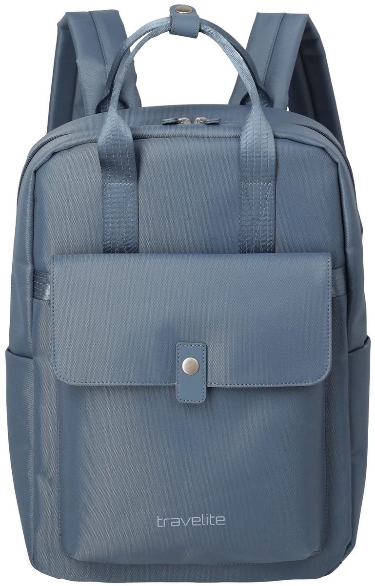 travelite vrijetijdsrugzak rugzak met laptopvak Ville Backpack 17L Denim Blue blauw