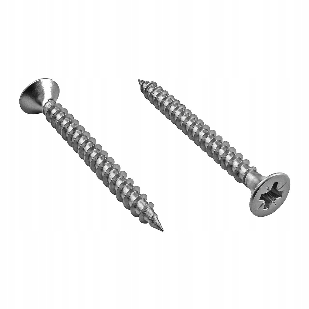 Roestvrijstalen houtschroeven 4x45mm - 500 stuks