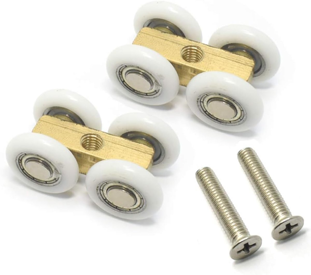 Kleine Ronde Schuifdeur Pulley voor Kledingkast en Douche Accessoires - Ideaal voor Efficiënte Ruimtebesparing en Gemakkelijk Gebruik