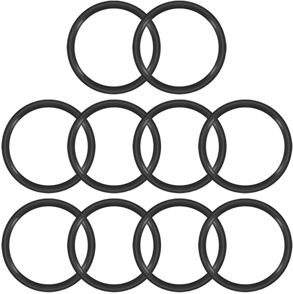 Set van 10 Nitril Rubber O-Ringen, 95mm Buitenmaat, 85mm Binnenmaat, 5mm Dikte, Geschikt voor Waterdichte Toepassingen en Industriële Sealing