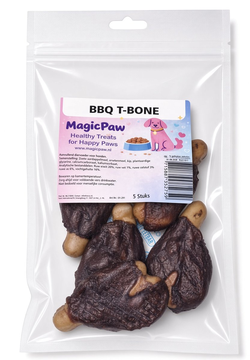 MagicPaw BBQ T-Bone 5 pack