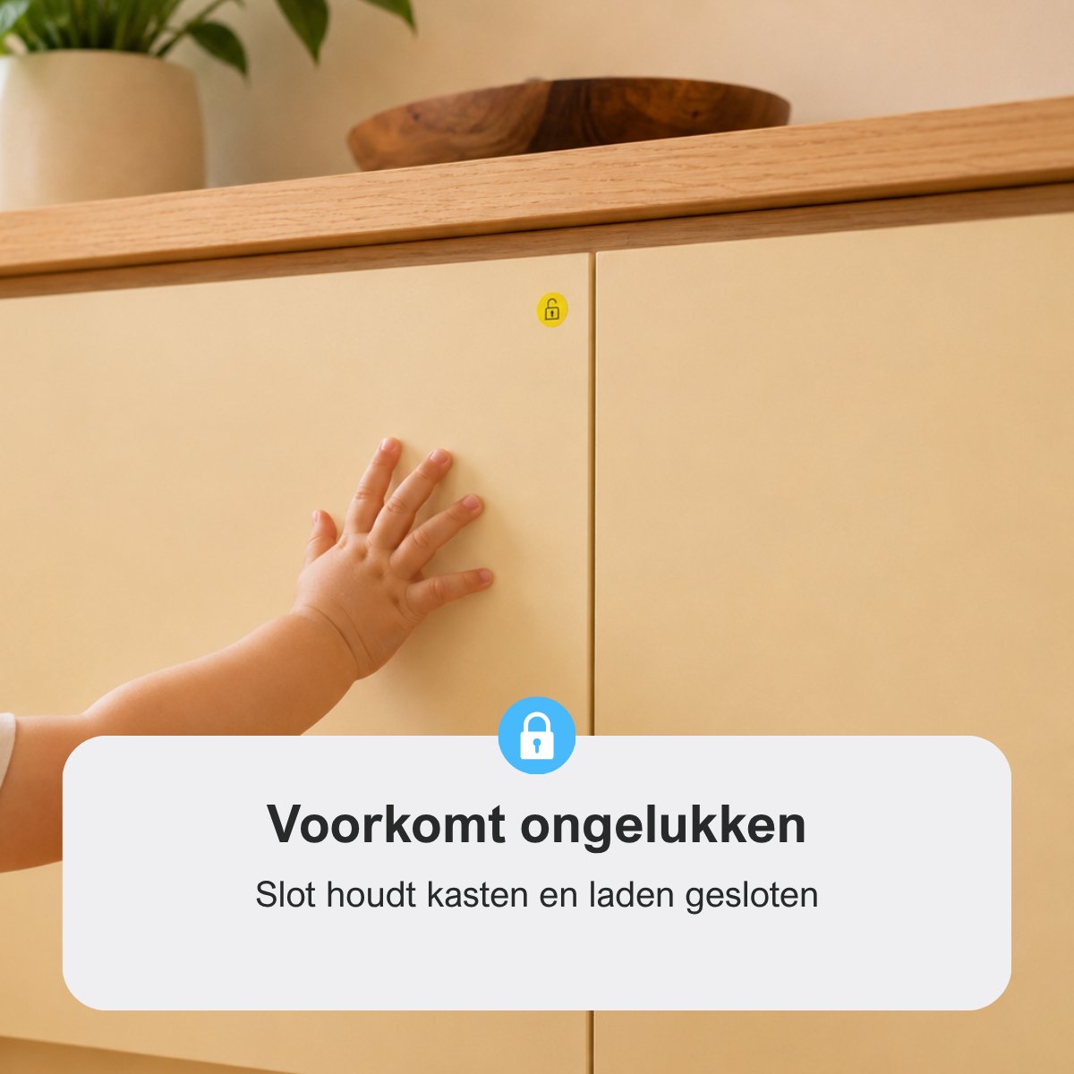MasonPro Magnetisch Kinderslot Kastjes - Kastbeveiliging voor Kinderen - Kinderbeveiliging voor Kasten en Lades - Kinderslot Kast - Kinderveiligheid - Kastsloten Baby - Deurbeveiliging Kinderen - Zonder Boren & Schroeven - 4 Stuks - Wit – foto 6