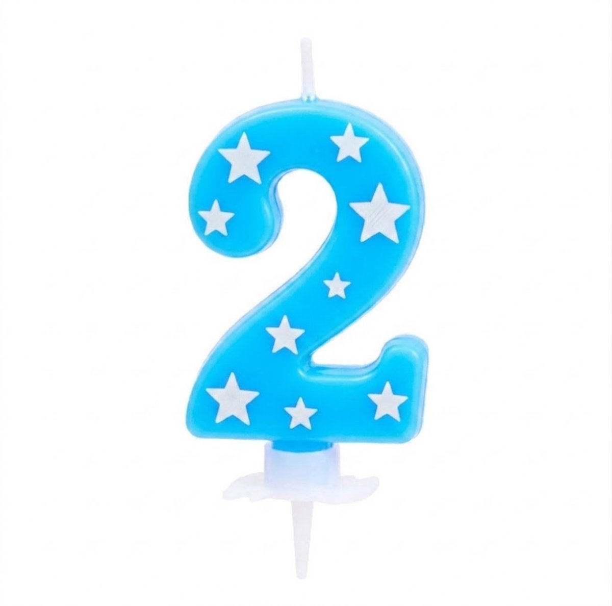 Kaarsjes Verjaardag kaarsje 2 jaar