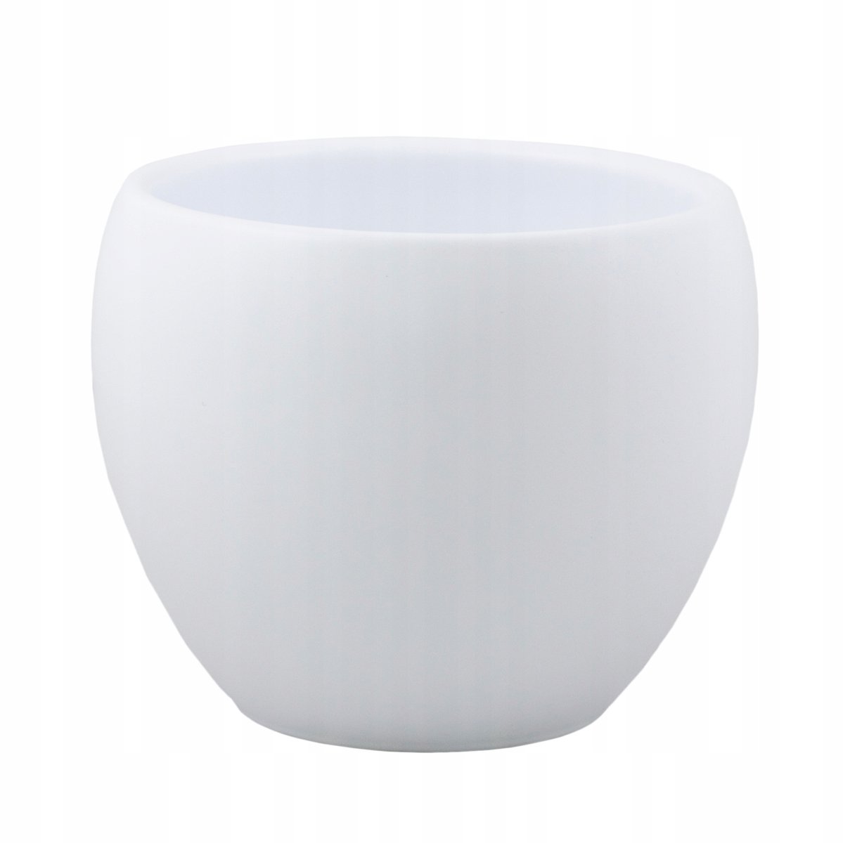 Merkloze Keramieken Pot, Diameter 14cm, Wit