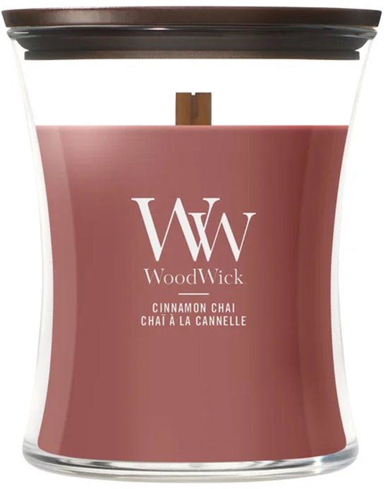 WoodWick kaars Medium Cinnamon Chai