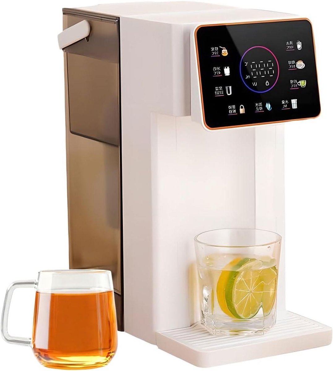 Heetwater Dispenser - Direct Warm Water - Snelle Drankjes Maken - Instelbare Temperatuur - 3 Liter Tank - Beige