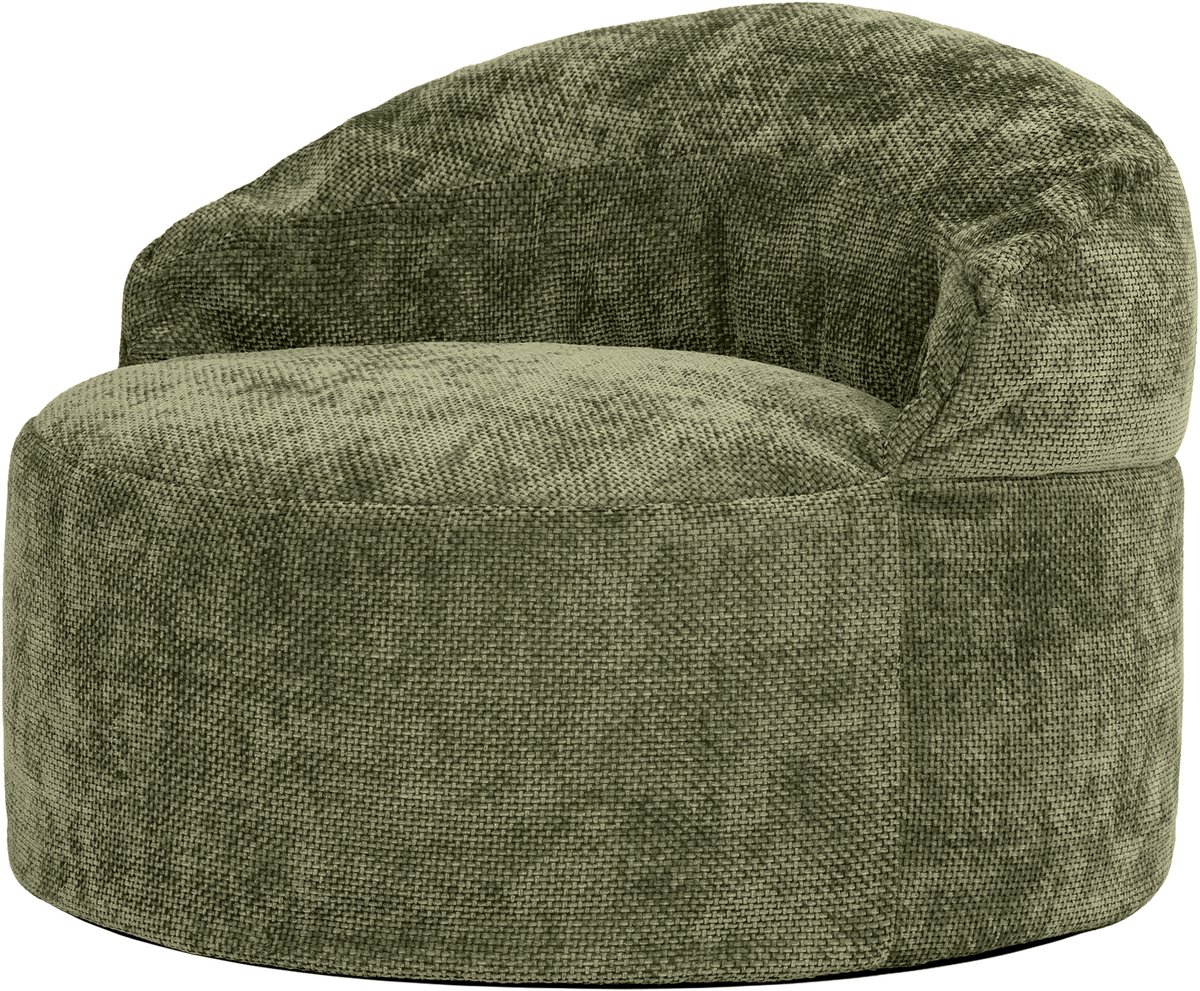 icon - Orb Zitzak Fauteuil - Chenille - Olijfgroen