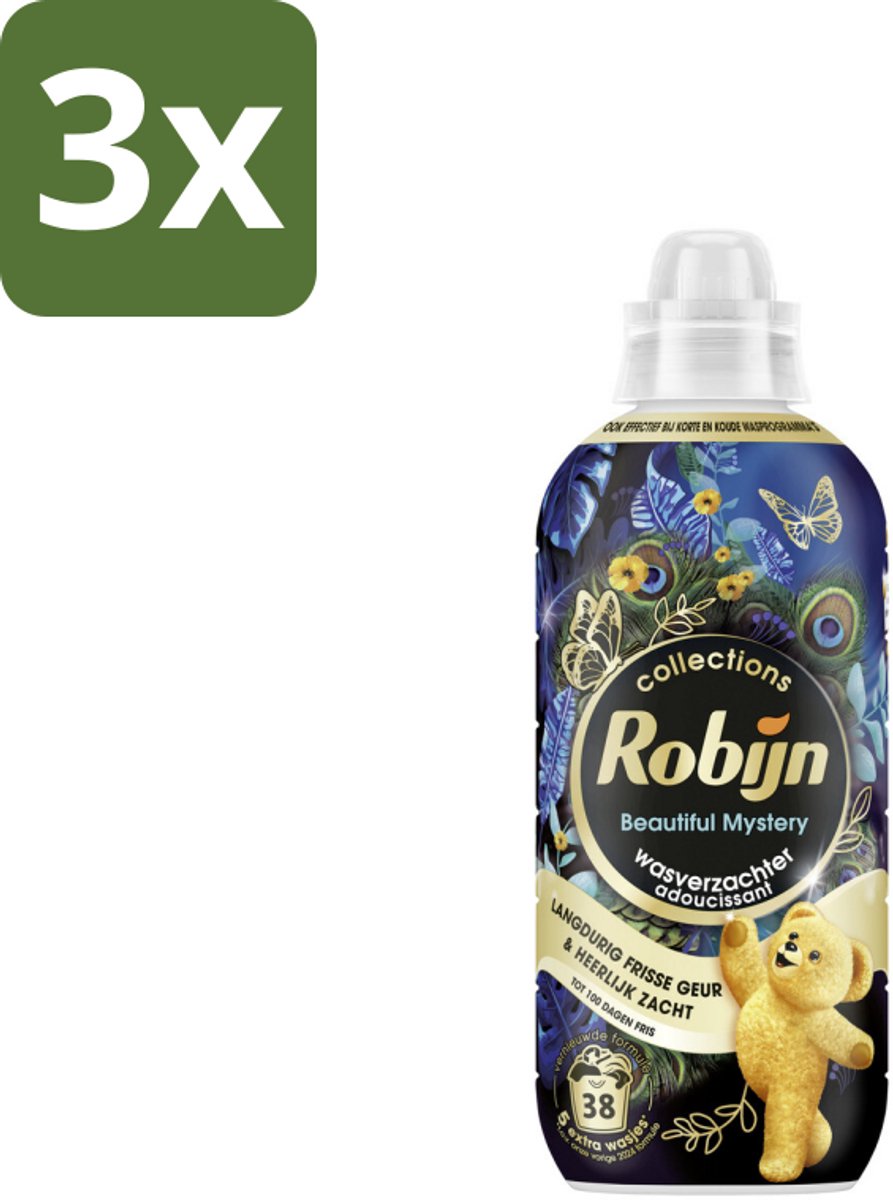 3 x Robijn – Wasverzachter – Beautiful Mystery – 765 ml - Koffiezetapparaat