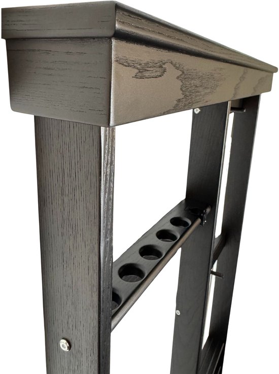 Lexor Wand keu rek De Luxe, Blk Oak — afbeelding 2
