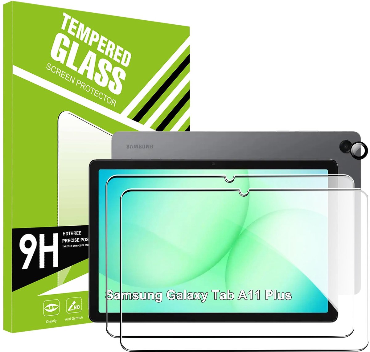 Elzusha - Screen Protector voor Tablets met 9H Hardheid en Bubble-Free Ontwerp