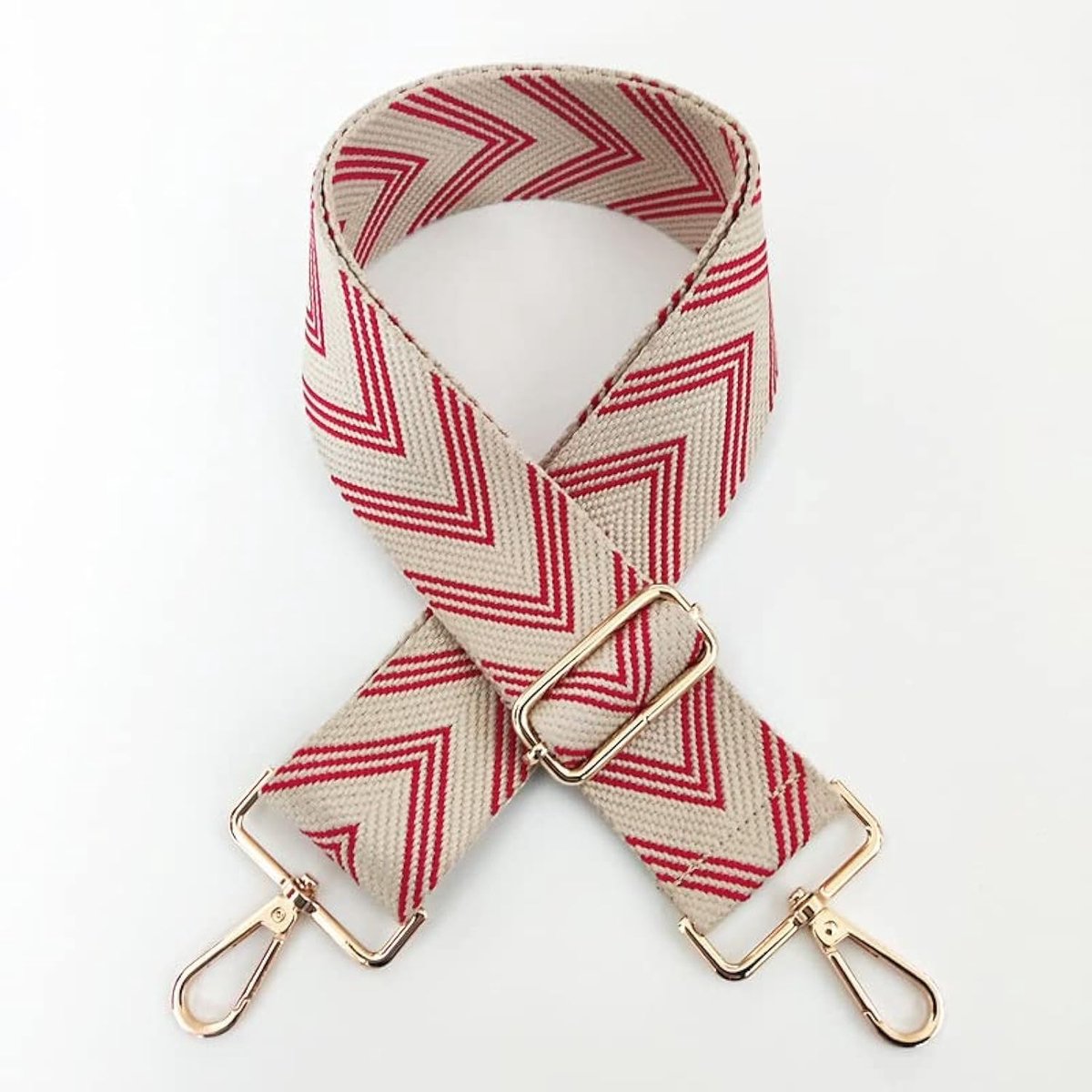 Verstelbare Schouderband voor Tassen, Draagriem 75-130 cm met Karabijnhaak, Multi-kleurige Tasriem voor Handtassen en Rugzakken, 5 cm Breed, Geschikt voor Mannen en Vrouwen