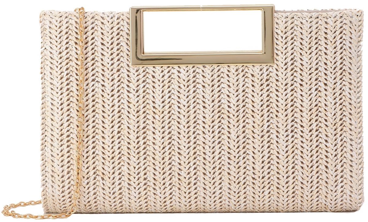 Elzusha - Handgemaakte Stro Clutch voor de Zomer