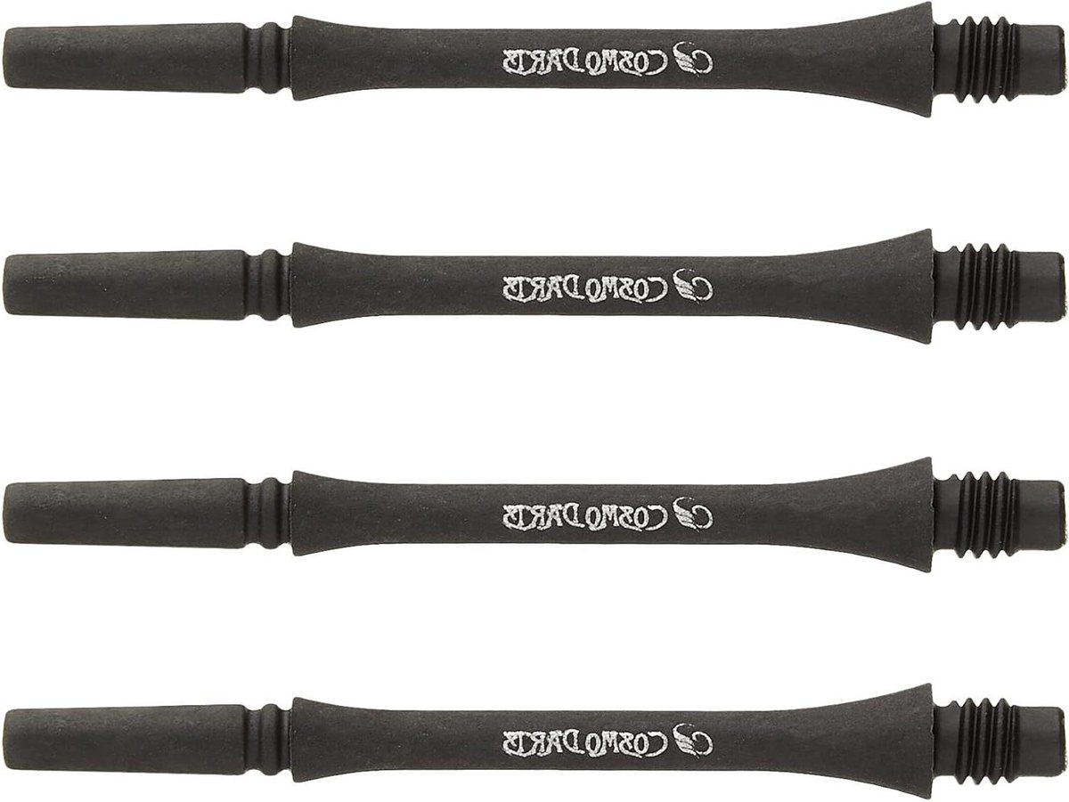 Dart shafts - Dartpijlen - Darts spelen - Koolstofvezel - 5 - Zwart