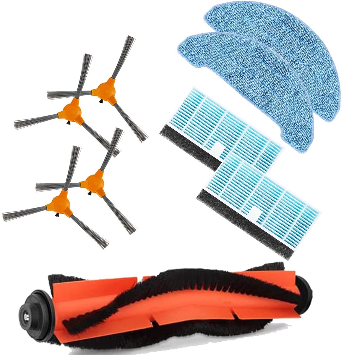 Elzusha - Accessoire Set voor Robotstofzuiger met Borstels en Filters